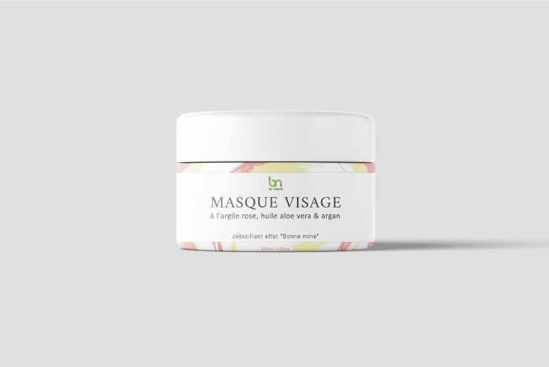 Masque argile rose visage – Purifiant, apaisant & éclat naturel peaux sensibles main image 0